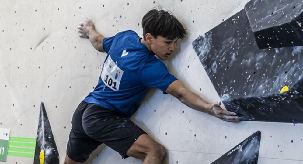 Poster Youth Climbing Cup, Basel: Boulder SM - Final Männer