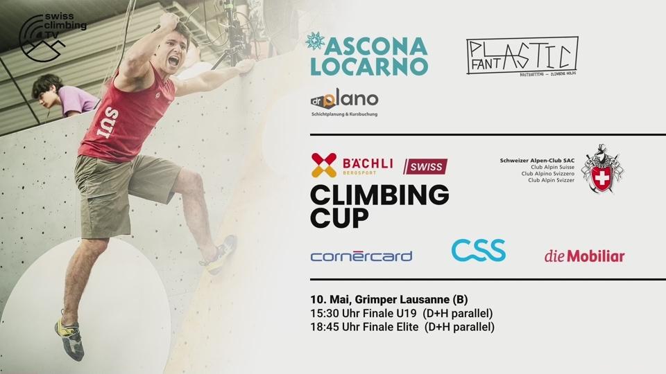 Poster of Bächli Bergsport Swiss Climbing Cup, Lausanne