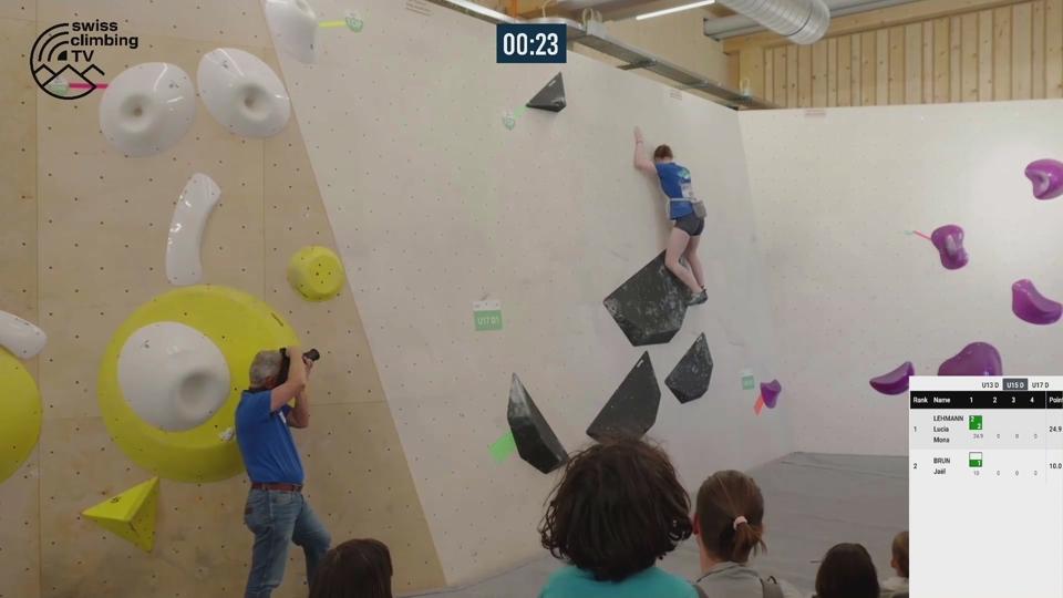 Poster Youth Climbing Cup, Bern: Boulder SM - Final Frauen