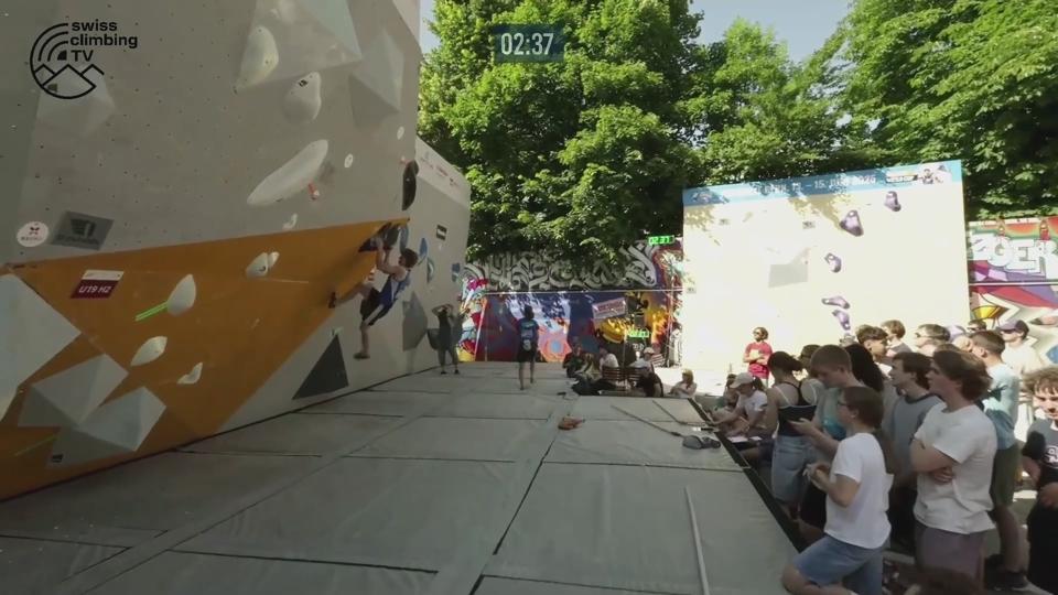 Poster Swiss Climbing Cup, Baden - Final U19