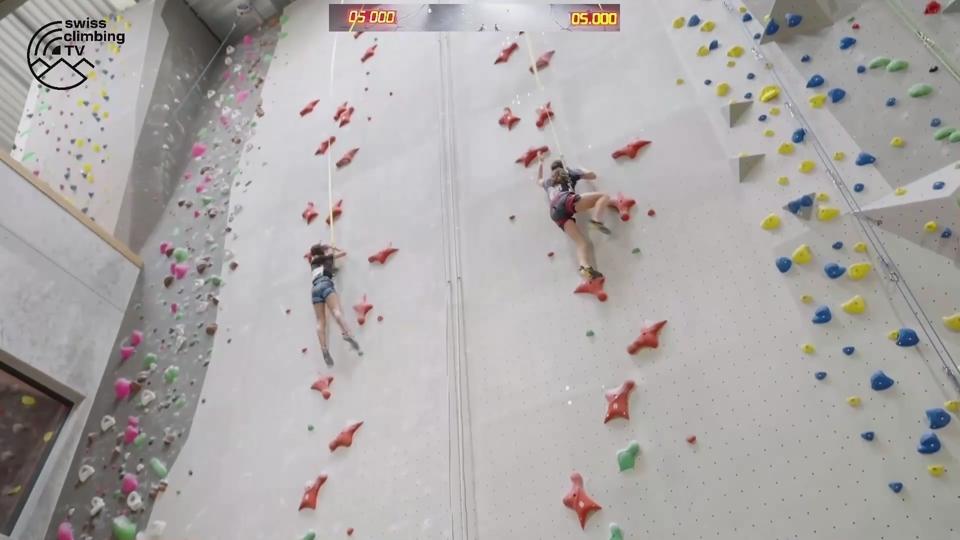Poster Swiss/Youth Climbing Cup, Wädenswil: Speed SM - Final U15